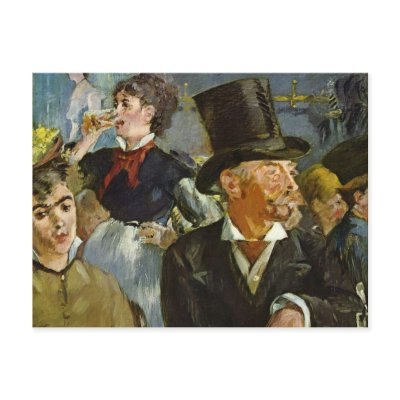 Beer Drinking - Edouard Manet Postcards by PaintingCanvas