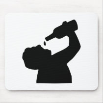 Beer drinking mousepads