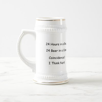 Beer Drinking Octopus on Stein with Funny Saying Coffee Mugs by TrevorStar