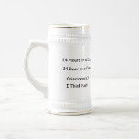 Beer Drinking Octopus on Stein with Funny Saying Coffee Mugs