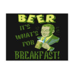 Beer For Breakfast T-shirts Gifts Post Card