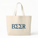 Beer Frat Greek Fraternity Letters bags
