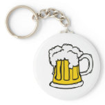 Beer! Frothy Bubbly Mug of Brew Key Chains