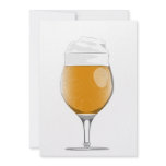 Beer glass invitation