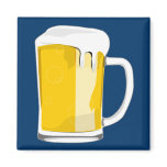 Beer glass magnet