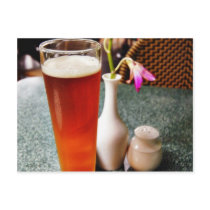 Beer Glass Postcard
