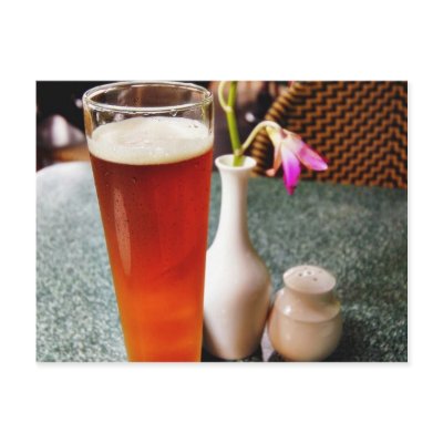 Beer Glass Postcard by lifesphere
