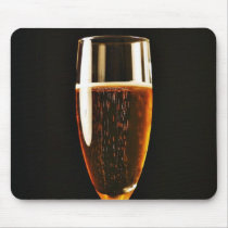 Beer Glasses Bubbles Mouse Pads