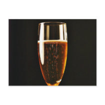 Beer Glasses Bubbles Post Cards