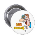BEER GOGGLES funny drinking design Buttons
