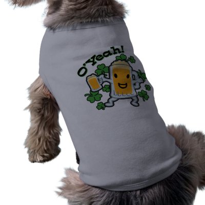 Beer Guy With Beer Doggie Shirt by thegutter