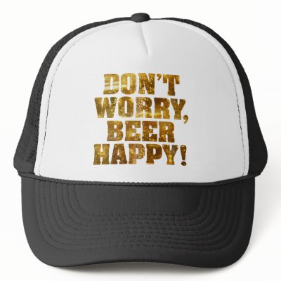 Beer Happy Trucker Hat by Madinagoodway