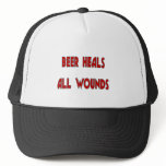 beer heals all wounds hats