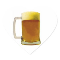 Beer Heart Sticker