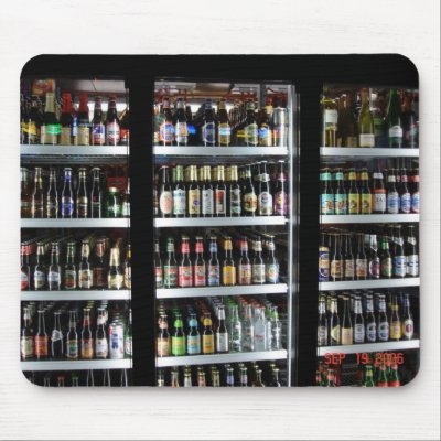 BEER HEAVEN MOUSE MAT by JOEYTHERAT