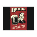 Beer Helping Ugly People Have Sex Since 1862 postcards