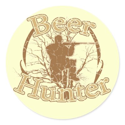 Beer Hunter Stickers by Jamene_Clothing