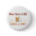 Beer Hur Pinback Buttons