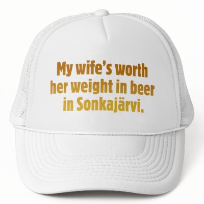 Beer Husband White Cap by Madinagoodway