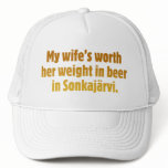 Beer Husband White Cap hats