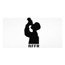 beer icon photo greeting card
