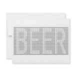 Beer in Binary - ASCII invitations