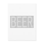 Beer in Binary - ASCII postcards