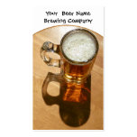 Beer in Mug for Brewery or Brew Your Own Business Card Templates