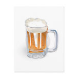 Beer In Mug/Oktoberfest Post Card