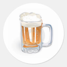 Beer In Mug/Oktoberfest Sticker
