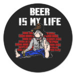 Beer is My Life Stickers