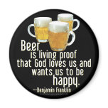 Beer is Proof (Franklin) Magnets
