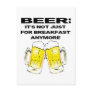 Beer - It's Not Just For Breakfast Anymore Postcards