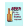 Beer it's not just for Breakfast anymore red Postcards