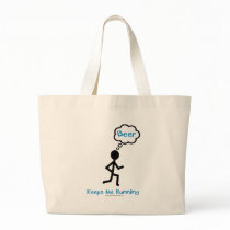 Beer - Keeps Me Running Canvas Bag