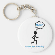 Beer - Keeps Me Running Key Chains