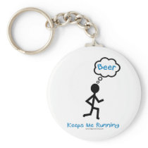 Beer - Keeps Me Running Key Chains