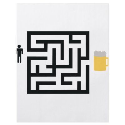 beer labyrinth icon flyers by TomaniacLines