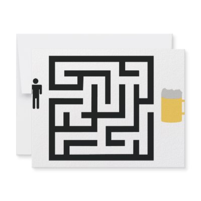beer labyrinth icon invites by TomaniacLines