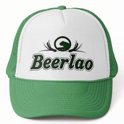 Beer Lao 2 Mesh Hat by THChanthavong