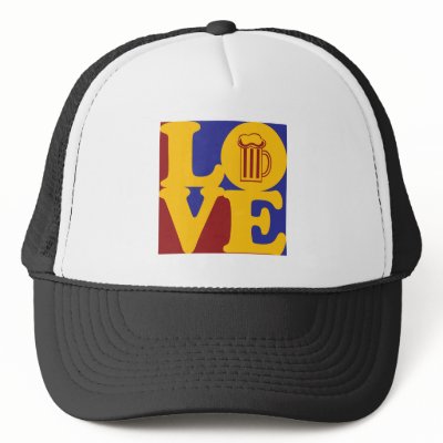 Beer Love Hats by sciencewillprevail