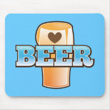 BEER love Mouse Pads