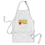 Beer loves me funny college party keg drinking fun apron