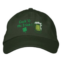 Beer : Luck O' the Irish Embroidered Baseball Cap