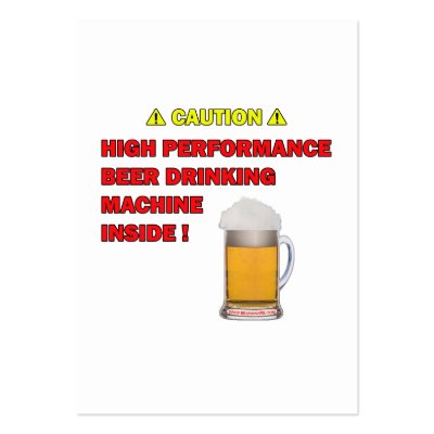 Beer Machine Business Card by bear518