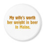 Beer Maine Man Magnet