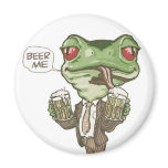 Beer Me Green Frog by Mudge Studios