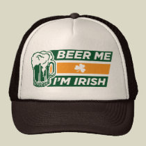 Beer Me I'm Irish Hat hats