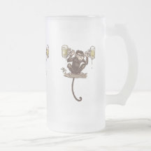 Beer Monkey by Mudge Studios Coffee Mugs
