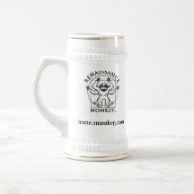 Beer Monkey Coffee Mugs